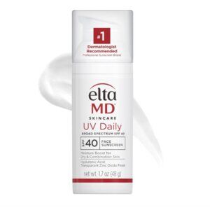 EltaMD UV Daily Face Sunscreen Moisturizer with Zinc Oxide SPF 40 1.7 Oz Skincar